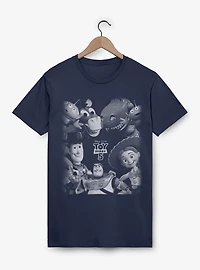 Disney Pixar Toy Story 5 Grayscale Group T-Shirt Box Lunch Exclusive