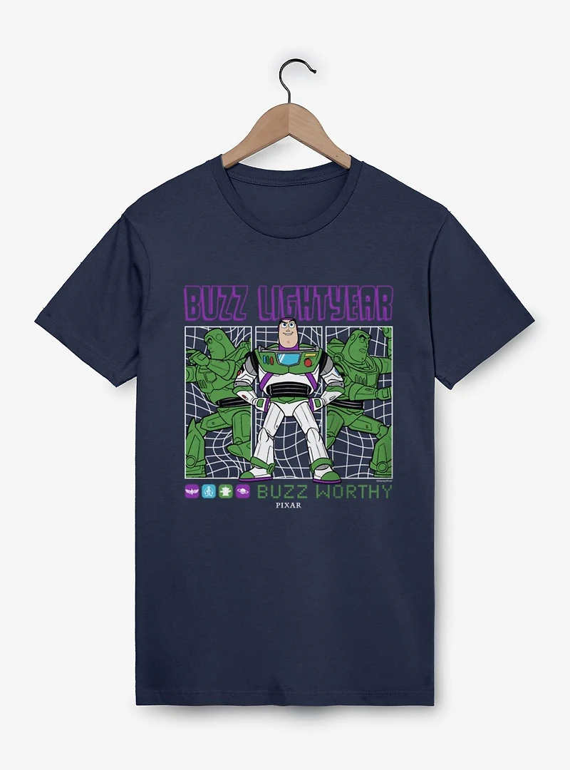 Disney Pixar Toy Story 5 Buzz Worthy Lightyear Panels T-Shirt