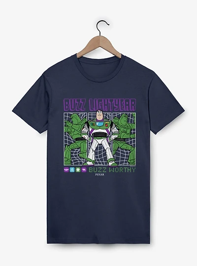 Disney Pixar Toy Story 5 Buzz Worthy Lightyear Panels T-Shirt