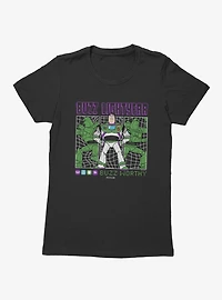 Disney Pixar Toy Story 5 Buzz Worthy Lightyear Panels Womens T-Shirt