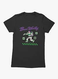 Disney Pixar Toy Story 5 Buzz Lightyear Worthy Laser Womens T-Shirt Box Lunch Exclusive