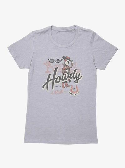 Disney Pixar Toy Story 5 Howdy Sherrif Woody Womens T-Shirt