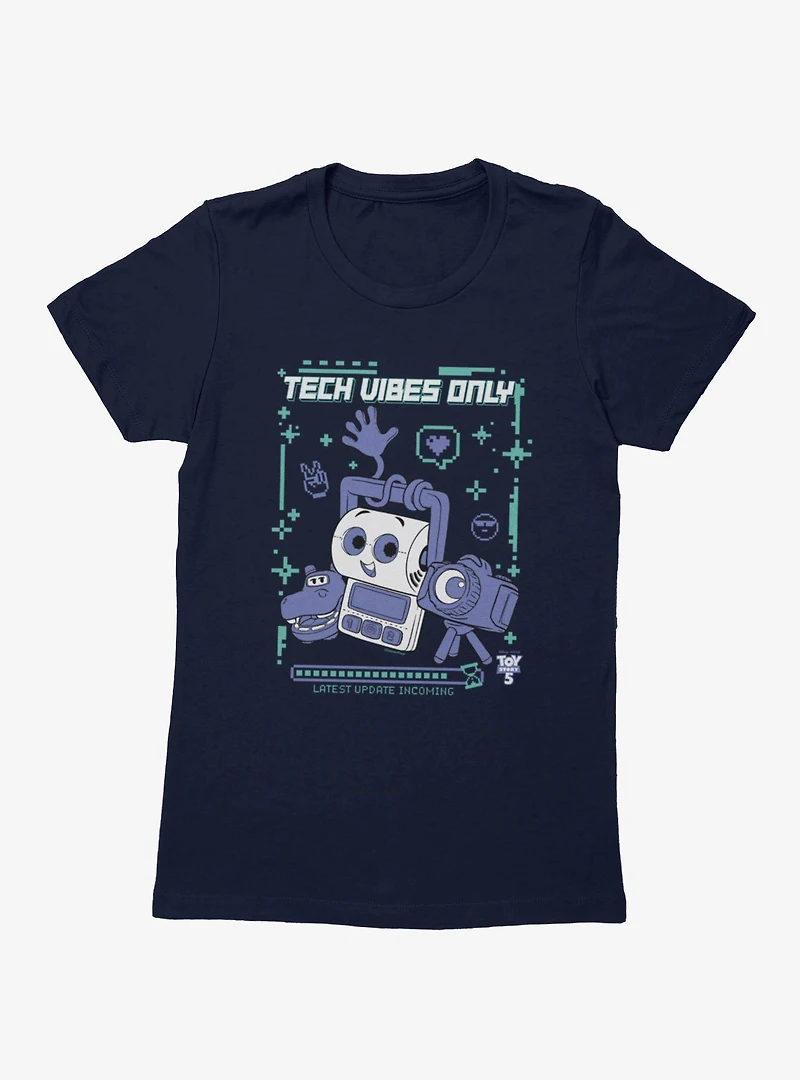 Disney Pixar Toy Story 5 Tech Vibes Only Group Womens T-Shirt