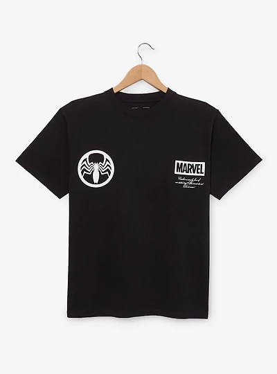 Marvel Venom Spiderweb Portrait T Shirt - BoxLunch Exclusive