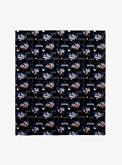 Off Campus Briar University Hawks Garrett Graham Hearts Throw Blanket