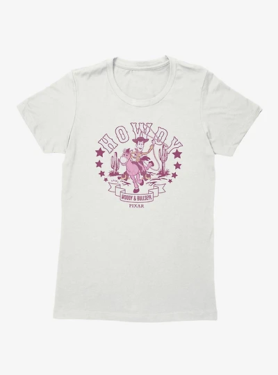 Disney Pixar Toy Story Howdy Woody Bullseye Womens T-Shirt