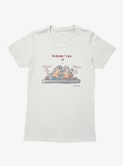 Disney Pixar Toy Story Kiss Me Mr Mrs Potato Womens T-Shirt