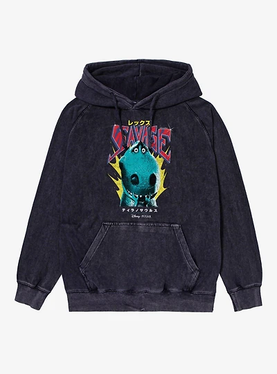 Disney Pixar Toy Story Savage Rex Kanji Mineral Wash Hoodie
