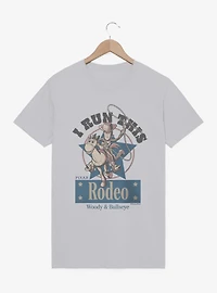 Disney Pixar Toy Story I Run This Rodeo Woody Bullseye T-Shirt