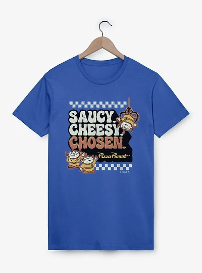 Disney Pixar Toy Story Saucy Cheesy Chosen Pizza Planet T-Shirt