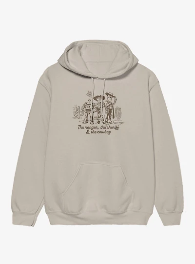 Disney Pixar Toy Story 5 The Ranger, Sherrif & Cowboy Buzz Jessie Woody Hoodie