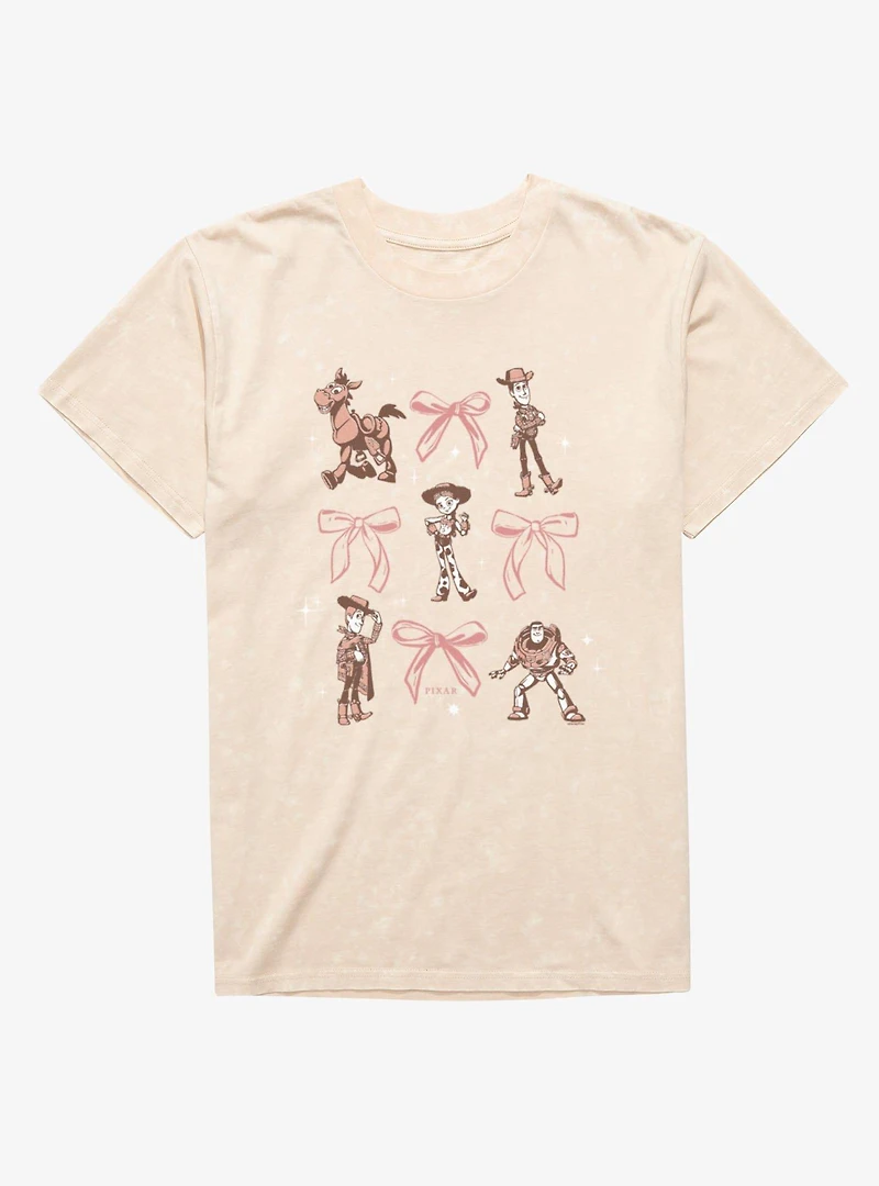 Disney Pixar Toy Story 5 Bows And Besties Mineral Wash T-Shirt