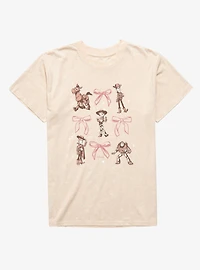 Disney Pixar Toy Story 5 Bows And Besties Mineral Wash T-Shirt