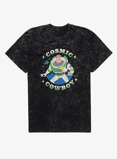 Disney Pixar Toy Story 5 Cosmic Cowboy Buzz Lightyear Mineral Wash T-Shirt