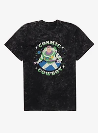 Disney Pixar Toy Story 5 Cosmic Cowboy Buzz Lightyear Mineral Wash T-Shirt