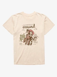 Disney Pixar Toy Story 5 Horsing Around Hug Jessie & Bullseye Mineral Wash T-Shirt