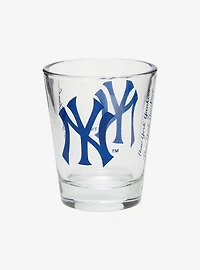 New York Yankees Mini Glass