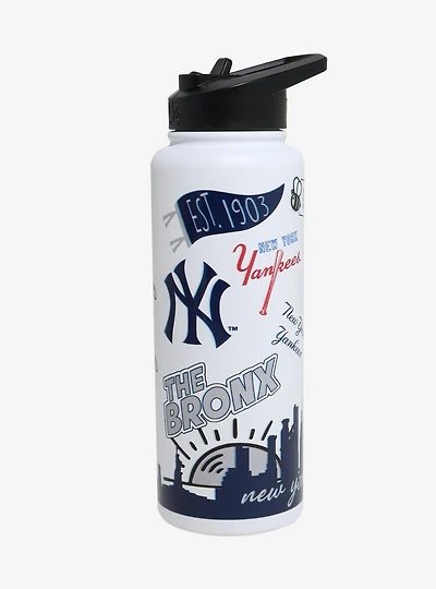 New York Yankees Sticker Water Bottle