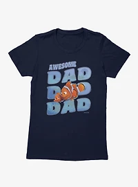 Disney Pixar Finding Nemo Awesome Dad Womens T-Shirt