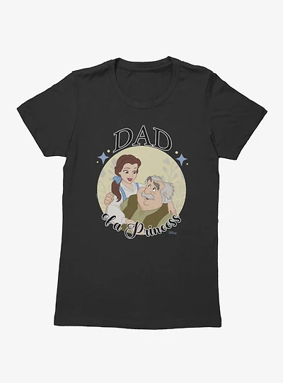 Disney Beauty And The Beast Dad Of A Princess Womens T-Shirt
