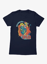 Disney Lion King Roarsome Dad Vibrant Colors Womens T-Shirt