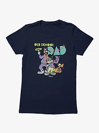 Disney Mickey And Friends Old School 90s Dad Womens T-Shirt