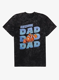 Disney Pixar Finding Nemo Awesome Dad Mineral Wash T-Shirt