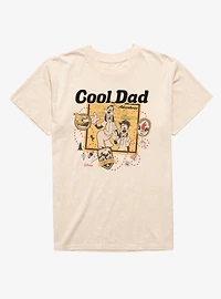 Disney Goofy Movie Cool Dad Map Mineral Wash T-Shirt