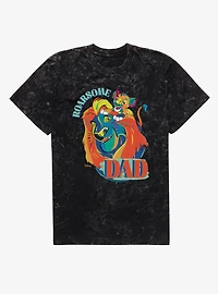 Disney Lion King Roarsome Dad Vibrant Colors Mineral Wash T-Shirt