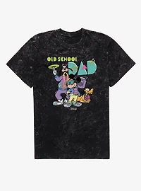 Disney Mickey And Friends Old School 90s Dad Mineral Wash T-Shirt