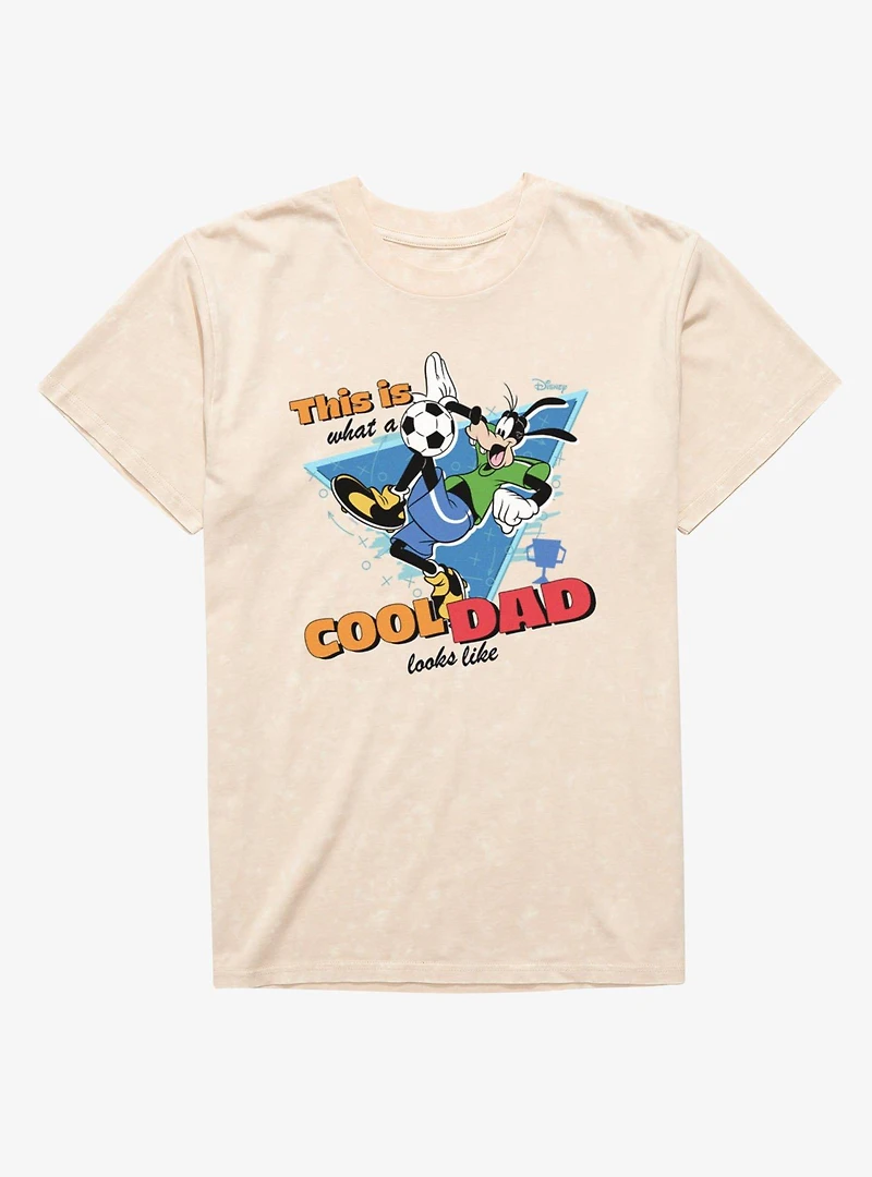 Disney Goofy This Is What A Cool Dad Looks Like Soccer Mineral Wash T-Shirt