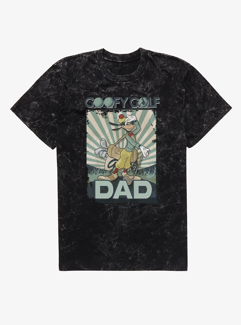 Disney Goofy Golf Dad Mineral Wash T-Shirt
