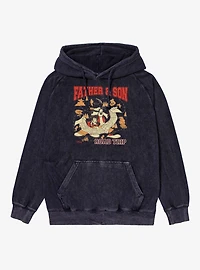 Disney Goofy Movie Father & Son Road Trip Vintage Mineral Washed Hoodie