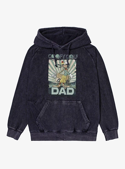 Disney Goofy Golf Dad Vintage Mineral Washed Hoodie