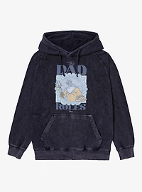 Disney The Little Mermaid This Dad Rules Vintage Mineral Washed Hoodie