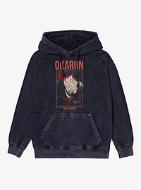 Dandadan Okarun What A Bummer Mineral Wash Hoodie