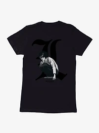 Death Note L Portrait Womens T-Shirt