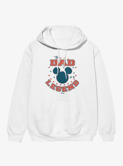 Disney Mickey Mouse The Dad Is A Legend Stars Hoodie