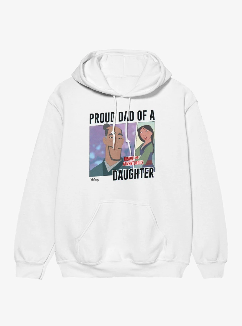 Disney Mulan Proud Dad Of A Brave And Adventurous Daughter Hoodie