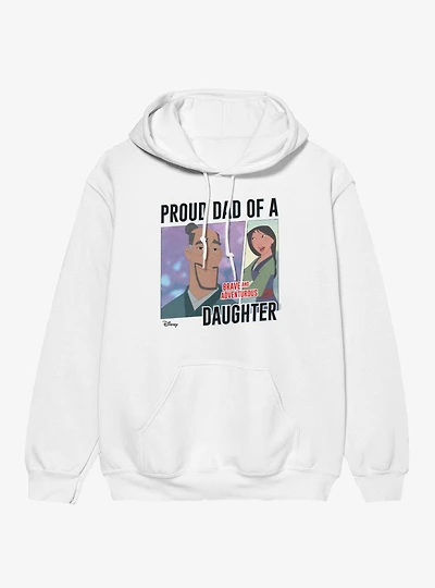 Disney Mulan Proud Dad Of A Brave And Adventurous Daughter Hoodie