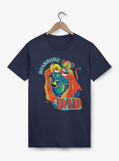 Disney Lion King Roarsome Dad Vibrant Colors T-Shirt