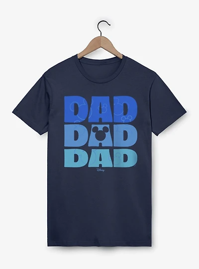 Disney Mickey Mouse Dad Stack Icons T-Shirt
