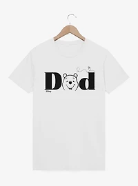 Disney Winnie The Pooh Dad Face Text T-Shirt