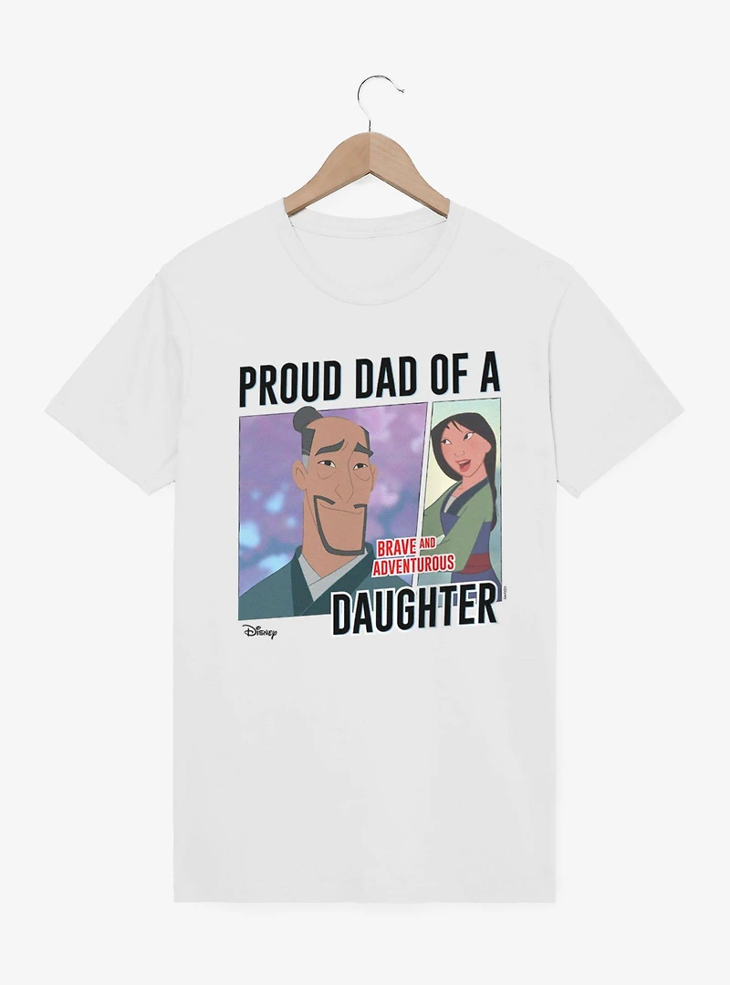 Disney Mulan Proud Dad Of A Brave And Adventurous Daughter T-Shirt