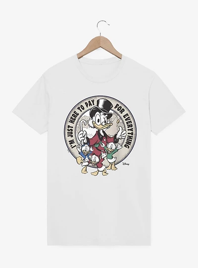 Disney Ducktales I'm Just Here To Pay For Everything Dad T-Shirt