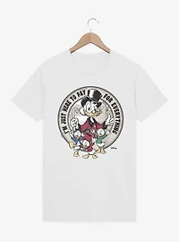 Disney Ducktales I'm Just Here To Pay For Everything Dad T-Shirt