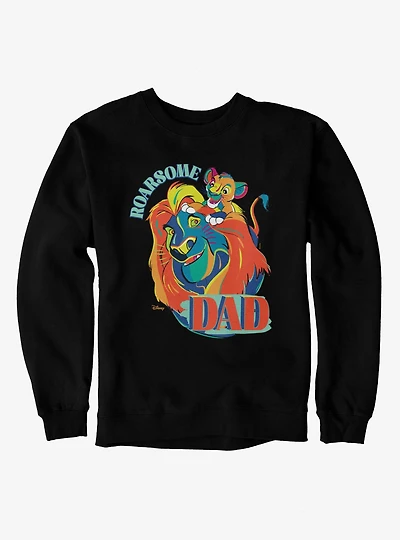 Disney Lion King Roarsome Dad Vibrant Colors Sweatshirt