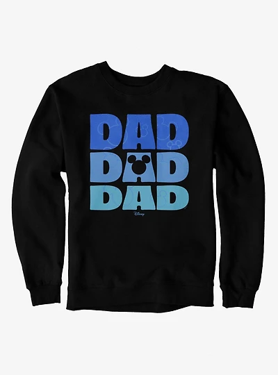 Disney Mickey Mouse Dad Stack Icons Sweatshirt