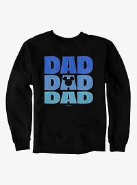 Disney Mickey Mouse Dad Stack Icons Sweatshirt