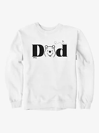 Disney Winnie The Pooh Dad Face Text Sweatshirt